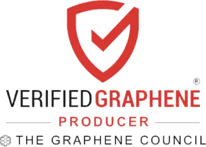 Verified Graphene Producer badge certifying HydroGraph as a leading graphene manufacturer
