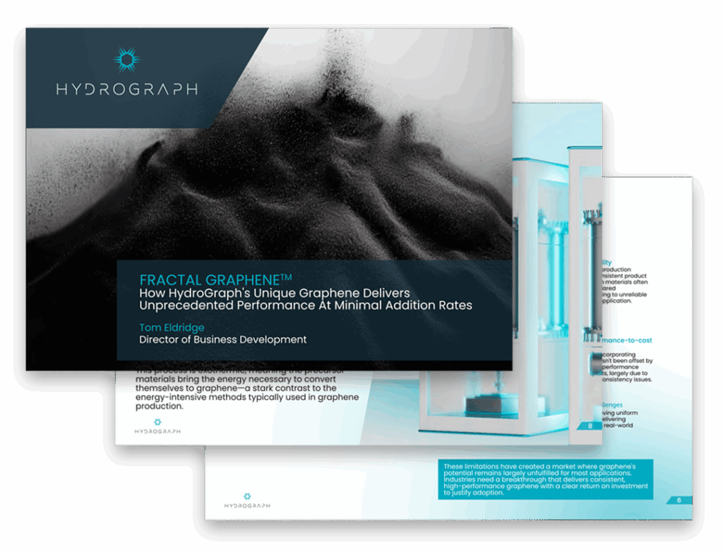 HydroGraph’s Fractal Graphene™ achieves 10-100x better performance than conventional graphene - at ultra-low loading levels.