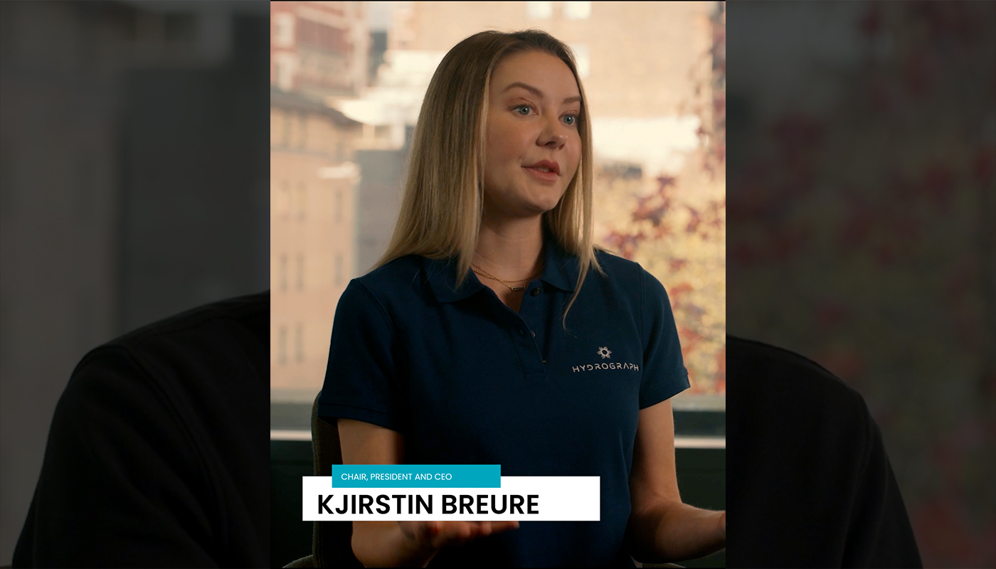 HydroGraph's Kjirstin Breure speaks on camera about EPA approved graphene, discussing how the milestone enables commercial readiness for applications in energy storage, coatings, biosensors, and more.